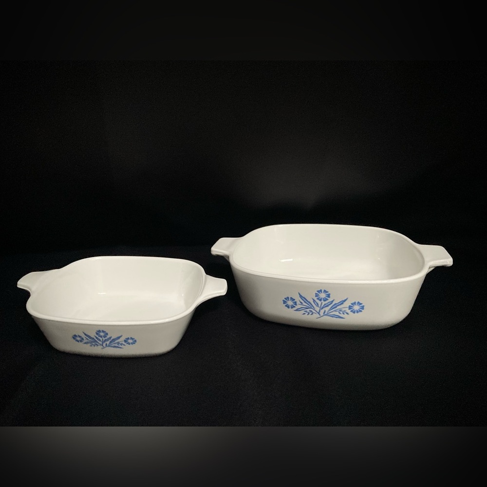 Cornflower Corning Ware White Blue Baking Dish - Picture 11 of 11